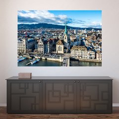 Painel Adesivo de Parede - Suíça - Paisagem - Mundo - 1261pn