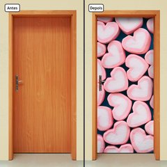 Adesivo Decorativo de Porta - Love - Amor - 1262cnpt - comprar online