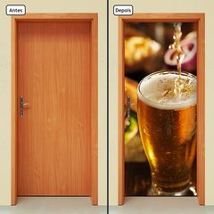 Adesivo Decorativo de Porta - Cerveja - 1263cnpt - comprar online