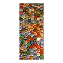 Adesivo Decorativo de Porta - Tampas de Garrafas - Cerveja - 126cnpt na internet