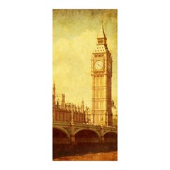 Adesivo Decorativo de Porta - Big Ben - Londres - 1273cnpt na internet
