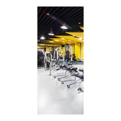 Adesivo Decorativo de Porta - Academia - Fitness - 1277cnpt na internet