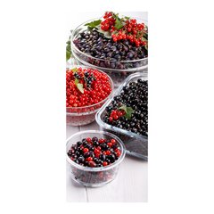 Adesivo Decorativo de Porta - Frutas Vermelhas - 1281cnpt na internet