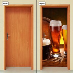 Adesivo Decorativo de Porta - Cerveja - 1286cnpt - comprar online