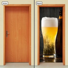 Adesivo Decorativo de Porta - Cerveja - 1294cnpt - comprar online