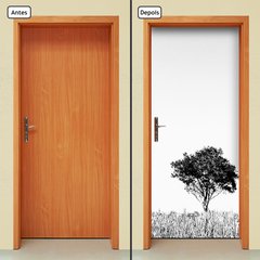 Adesivo Decorativo de Porta - Natureza - Paisagem - 1304cnpt - comprar online