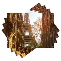 Jogo Americano com 4 peças - Torre Eiffel - Paris - Viagem - 1311Jo