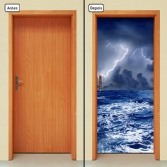 Adesivo Decorativo de Porta - Tempestade - 1315cnpt - comprar online