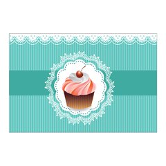 Painel Adesivo de Parede - Cupcake - Confeitaria - 1317pn - comprar online