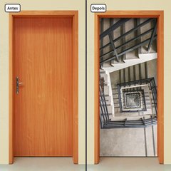 Adesivo Decorativo de Porta - Escadas - 1332cnpt - comprar online