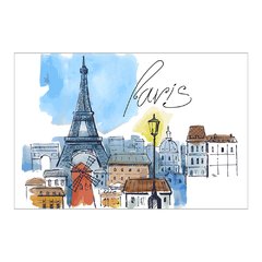 Painel Adesivo de Parede - França - Paris - 1333pn - comprar online