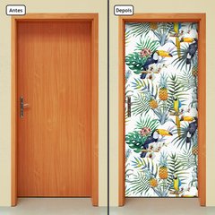 Adesivo Decorativo de Porta - Abacaxi - 1346cnpt - comprar online