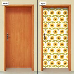 Adesivo Decorativo de Porta - Girassol - 1350cnpt - comprar online