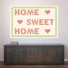 Painel Adesivo de Parede - Home Sweet Home - 1350pn