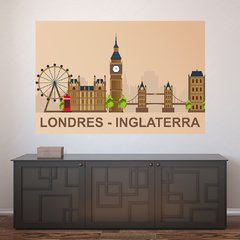 Painel Adesivo de Parede - Londres - Inglaterra - Mundo - 1352pn