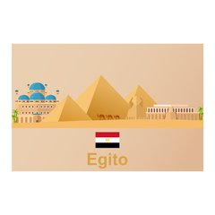 Painel Adesivo de Parede - Egito - Mundo - 1357pn - comprar online