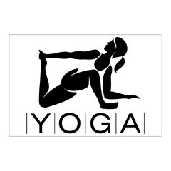 Painel Adesivo de Parede - Ioga - Yoga - 1362pn - comprar online