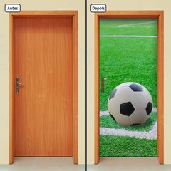 Adesivo Decorativo de Porta - Campo de Futebol - Bola - 136cnpt - comprar online