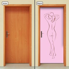 Adesivo Decorativo de Porta - Estética - Spa - 1374cnpt - comprar online