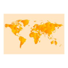 Painel Adesivo de Parede - Mapa Mundi - Mundo - 1380pn - comprar online