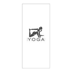Adesivo Decorativo de Porta - Yoga - 1396cnpt na internet