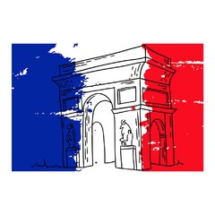 Painel Adesivo de Parede - Paris - França - Mundo - 1409pn - comprar online