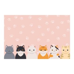 Painel Adesivo de Parede - Gatos - Pet Shop - 1417pn - comprar online