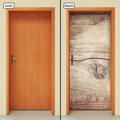 Adesivo Decorativo de Porta - Madeira - Tronco - 141cnpt - comprar online