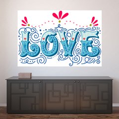 Painel Adesivo de Parede - Amor - Love - 1421pn