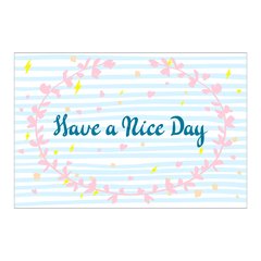 Painel Adesivo de Parede - Have a Nice Day - 1424pn - comprar online