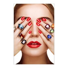 Painel Adesivo de Parede - Salão de Beleza - Manicure - 1429pn - comprar online