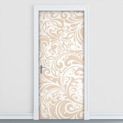 Adesivo Decorativo de Porta - Floral - 1436cnpt