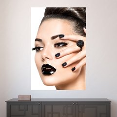 Painel Adesivo de Parede - Salão de Beleza - Maquiagem - 1439pn