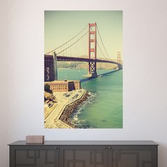 Painel Adesivo de Parede - Ponte Golden Gate - 1450pn
