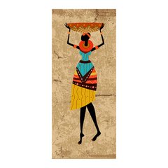 Adesivo Decorativo de Porta - Africana - 1452cnpt na internet