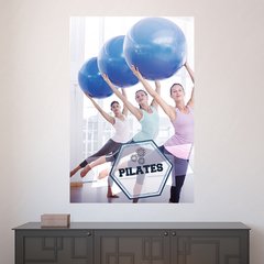 Painel Adesivo de Parede - Fitness - Pilates - 1457pn