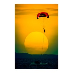 Painel Adesivo de Parede - Pôr do Sol - Paraquedas - 1460pn - comprar online