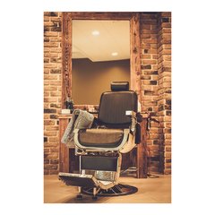 Painel Adesivo de Parede - Barbearia - Barber Shop - 1468pn - comprar online