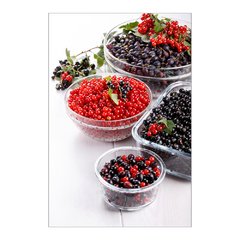 Painel Adesivo de Parede - Frutas Vermelhas - Cozinha - 1487pn - comprar online