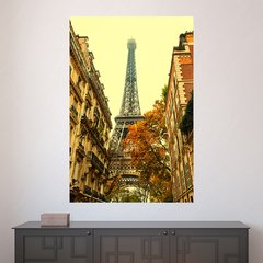 Painel Adesivo de Parede - Torre Eiffel - Paris - 1488pn