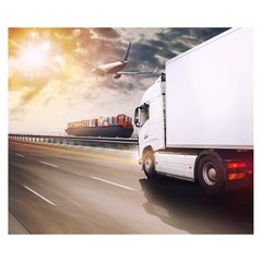 Papel de Parede Transporte Caminhão Logistica Sala Painel Adesivo - 148pc na internet
