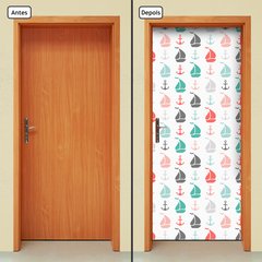 Adesivo Decorativo de Porta - Barcos - Marítimo - 1495cnpt - comprar online