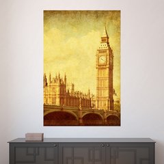 Painel Adesivo de Parede - Big Ben - Londres - 1496pn