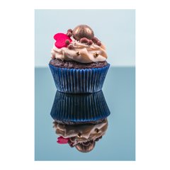 Painel Adesivo de Parede - Cupcake - Confeitaria - 1497pn - comprar online