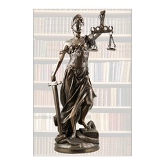 Painel Adesivo de Parede - Estátua Deusa da Justiça - Direito - 1498pn - comprar online