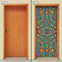 Adesivo Decorativo de Porta - Abstrato - 1511cnpt - comprar online