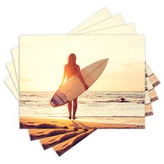 Jogo Americano com 4 peças - Surf - Surfista - 1518Jo