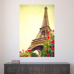 Painel Adesivo de Parede - Torre Eiffel - Paris - 1529pn