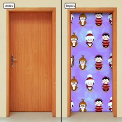 Adesivo Decorativo de Porta - Pinguim - Infantil - 1531cnpt - comprar online