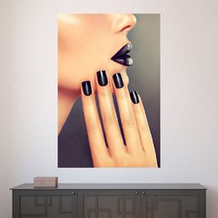 Painel Adesivo de Parede - Salão de Beleza - Manicure - 1537pn